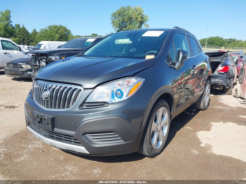 Vin: kl4cjasb4gb562054, lot: 46220292, buick encore 20162