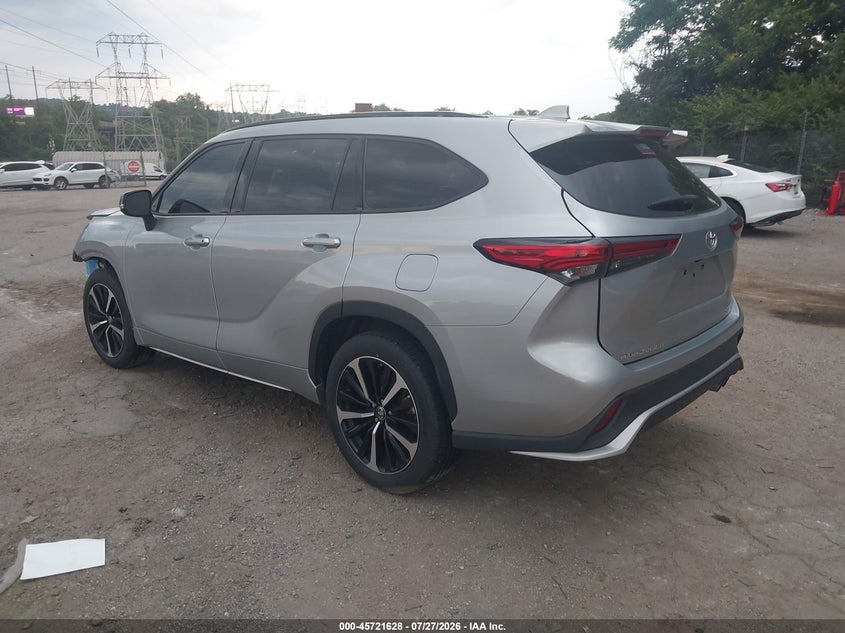 Vin: 5tdlzrbh4ns213693, lot: 46220310, toyota highlander xse 20223