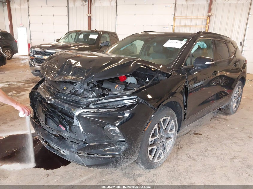 Vin: 3gnkbkrs5ss107227, lot: 46220316, chevrolet blazer awd rs 20252