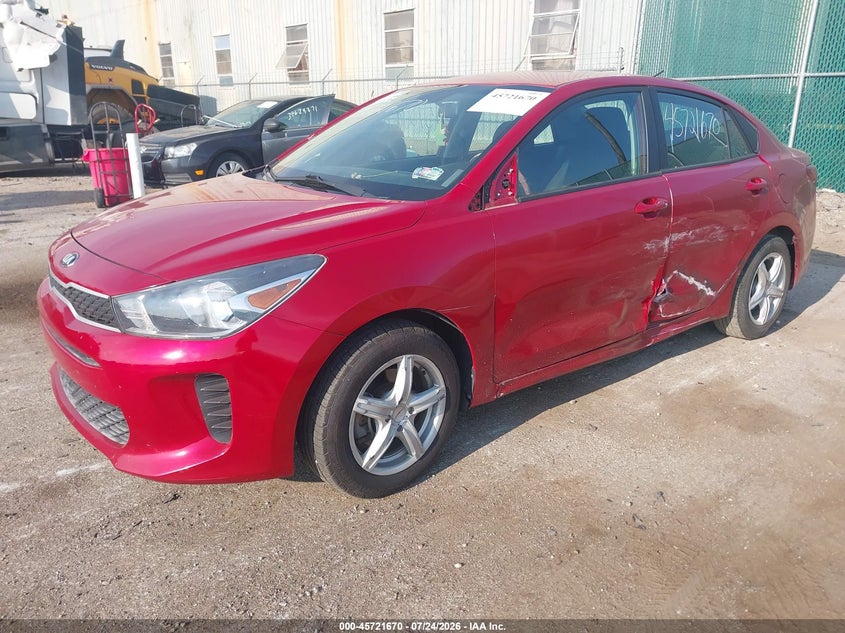 Vin: 3kpa24adxle299662, lot: 46220352, kia rio s 20202