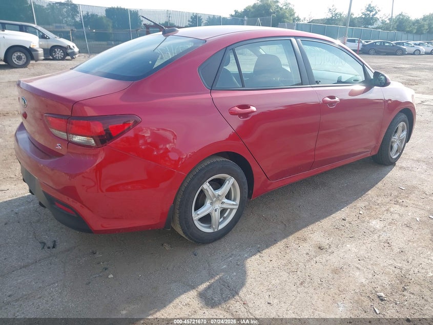 Vin: 3kpa24adxle299662, lot: 46220352, kia rio s 20204