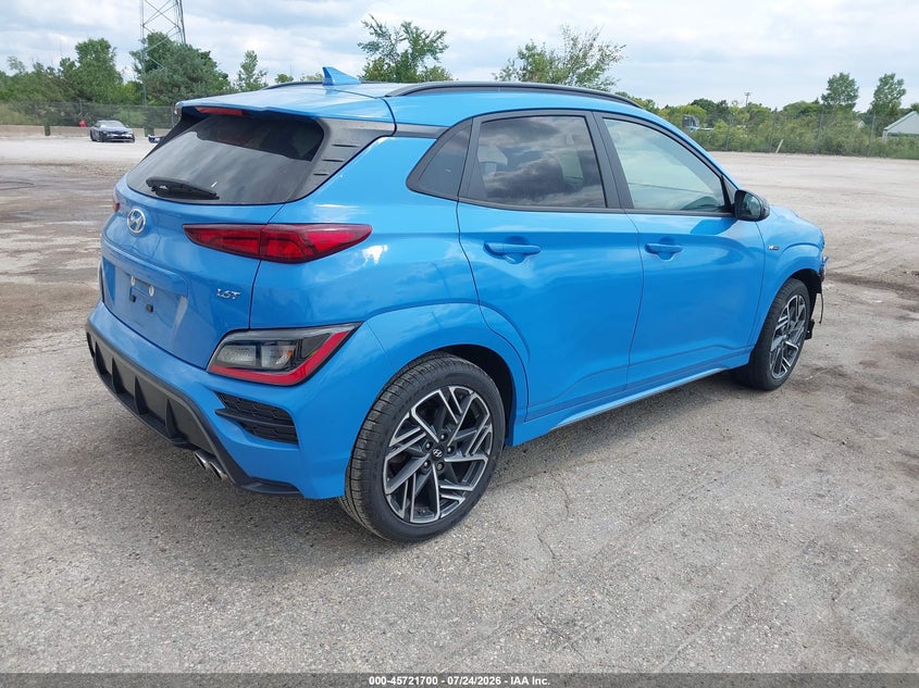 Vin: km8k33a3xnu837280, lot: 46220382, hyundai kona n line 20224