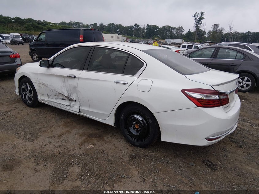 Vin: 1hgcr2f34ga123113, lot: 46220386, honda accord lx 20163