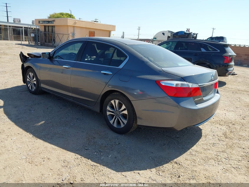 Vin: 1hgcr2f34fa165991, lot: 46220389, honda accord lx 20153