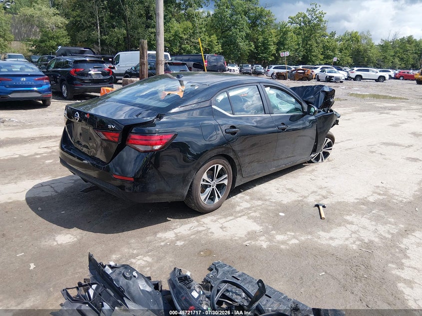 Vin: 3n1ab8cv7ny242451, lot: 46220399, nissan sentra sv xtronic cvt 20224