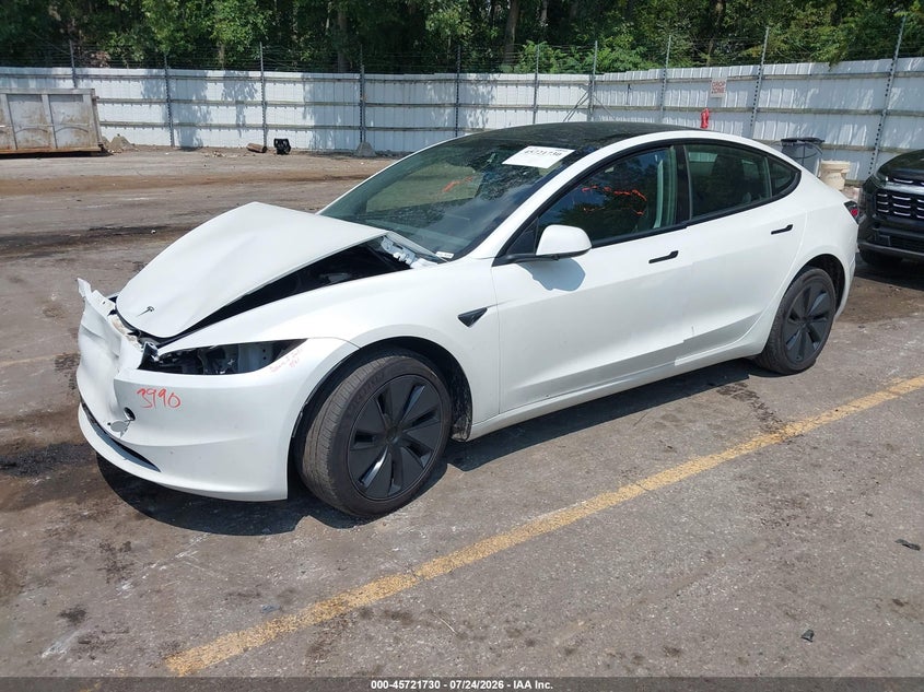 2025 TESLA MODEL 3 auction photo 2