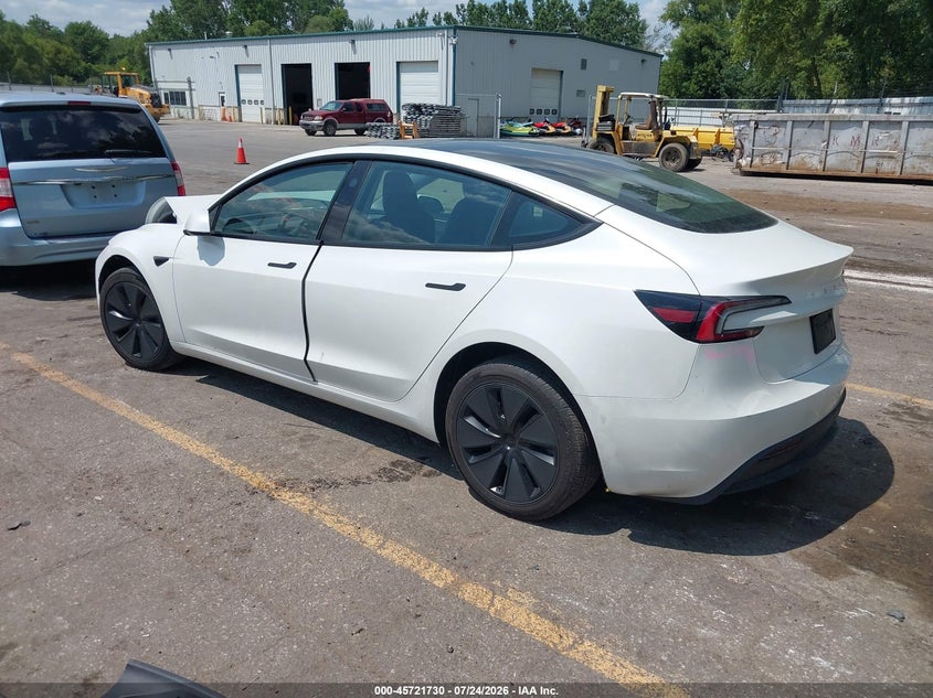 2025 TESLA MODEL 3 auction photo 3