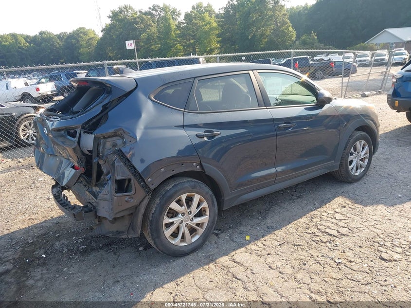 Vin: km8j23a40ku957222, lot: 46220426, hyundai tucson se 20194