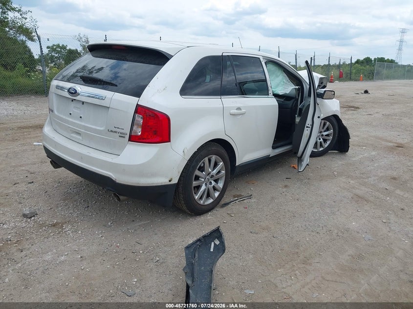 Vin: 2fmdk4kc7eba38739, lot: 46220442, ford edge limited 20144