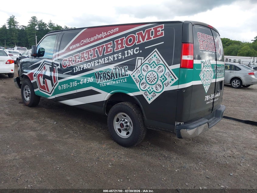 Vin: 1gtw7aff4h1120316, lot: 46220462, gmc savana 2500 work van 20173
