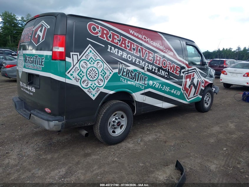 Vin: 1gtw7aff4h1120316, lot: 46220462, gmc savana 2500 work van 20174