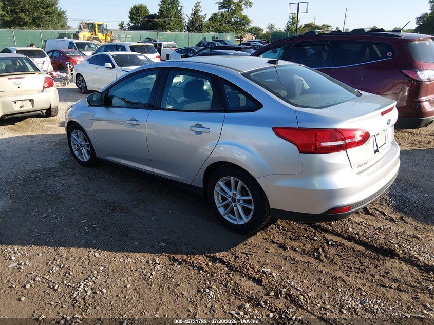 Vin: 1fadp3f27hl264291, lot: 46220464, ford focus se 20173