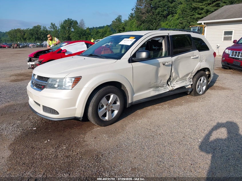 Vin: 3c4pdcab1dt578976, lot: 46220473, dodge journey se 20132