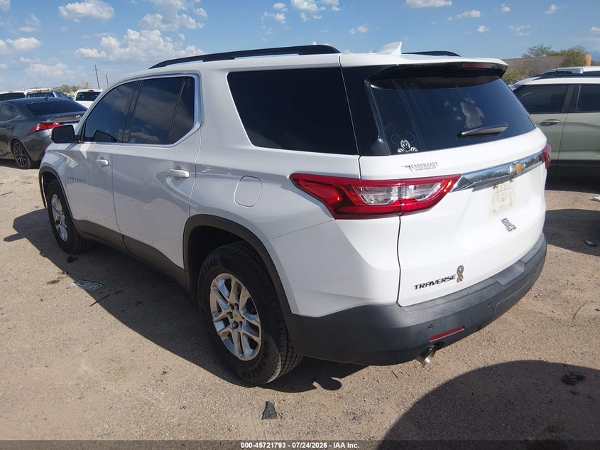 Vin: 1gnergkw2kj138262, lot: 46220475, chevrolet traverse 1lt 20193