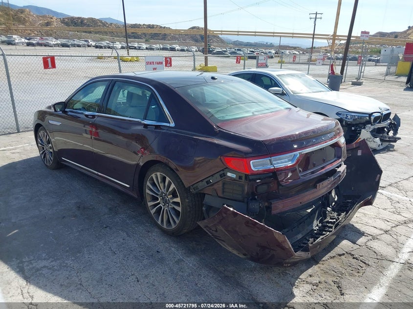 LINCOLN CONTINENTAL 2017 VIN 1LN6L9RP9H5612701
