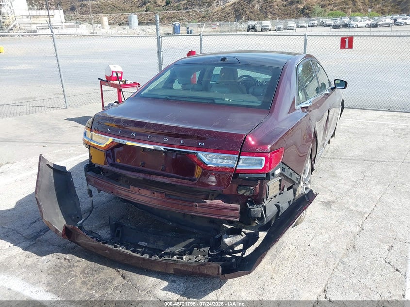 LINCOLN CONTINENTAL 2017 VIN 1LN6L9RP9H5612701