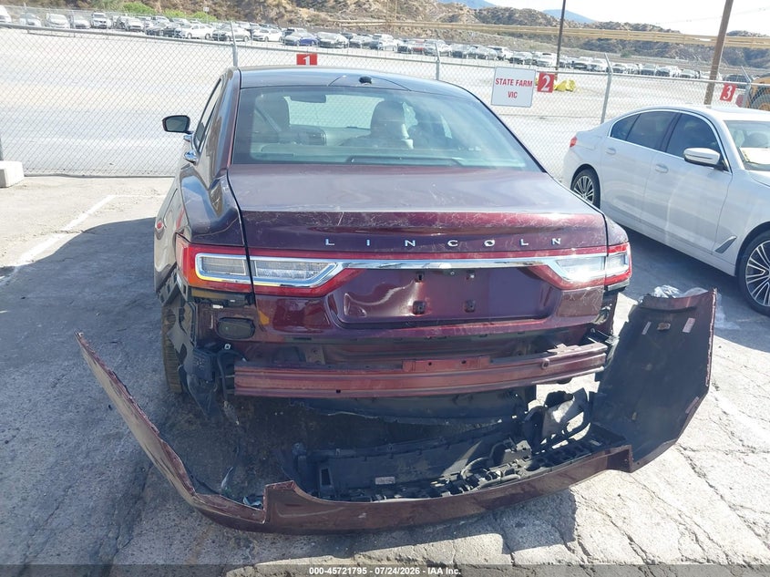 LINCOLN CONTINENTAL 2017 VIN 1LN6L9RP9H5612701