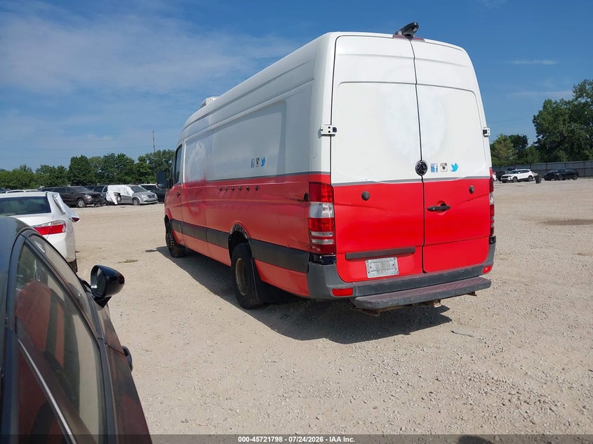 Vin: wd3pf1cc2fp138965, lot: 46220480, mercedes-benz sprinter 3500 high  roof 20153