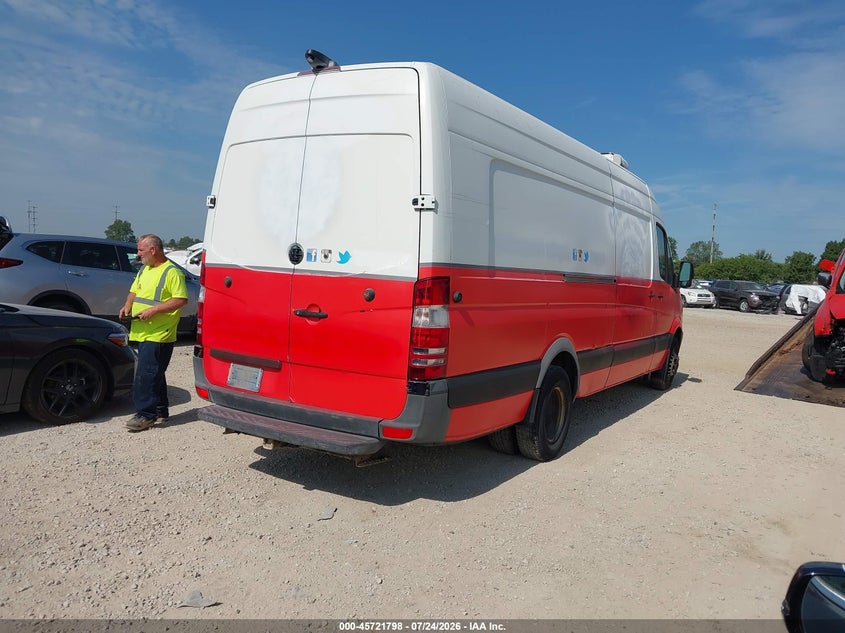 Vin: wd3pf1cc2fp138965, lot: 46220480, mercedes-benz sprinter 3500 high  roof 20154