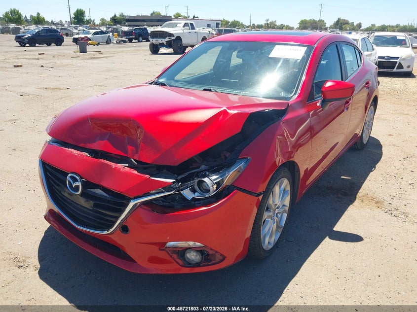 Vin: jm1bm1w33e1128660, lot: 46220485, mazda mazda3 s grand touring 20142