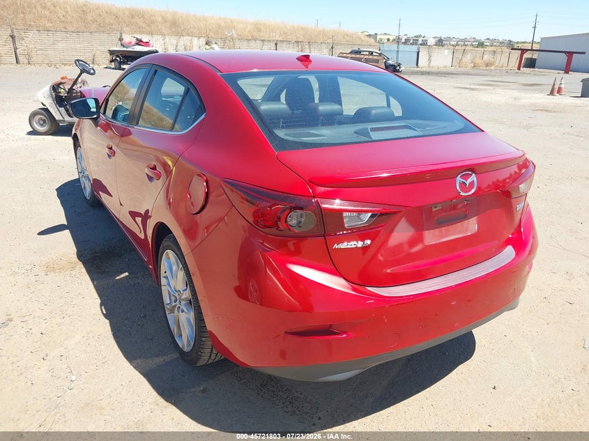 Vin: jm1bm1w33e1128660, lot: 46220485, mazda mazda3 s grand touring 20143