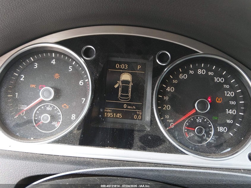 2012 VOLKSWAGEN CC auction photo 7