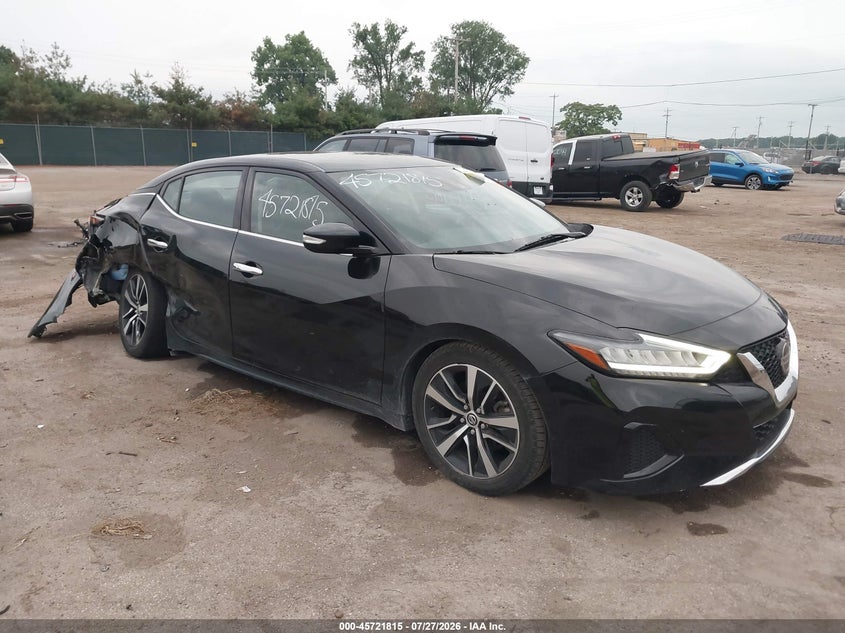 Vin: 1n4aa6cv4mc511295, lot: 46220497, nissan maxima sv xtronic cvt 2021 img_1