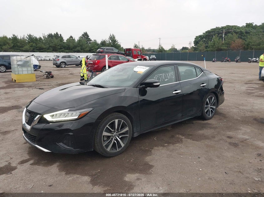 Vin: 1n4aa6cv4mc511295, lot: 46220497, nissan maxima sv xtronic cvt 20212