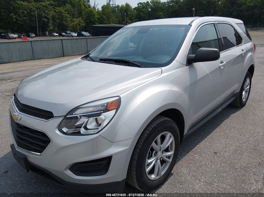Vin: 2gnfleek3h6317855, lot: 46220502, chevrolet equinox ls 20172
