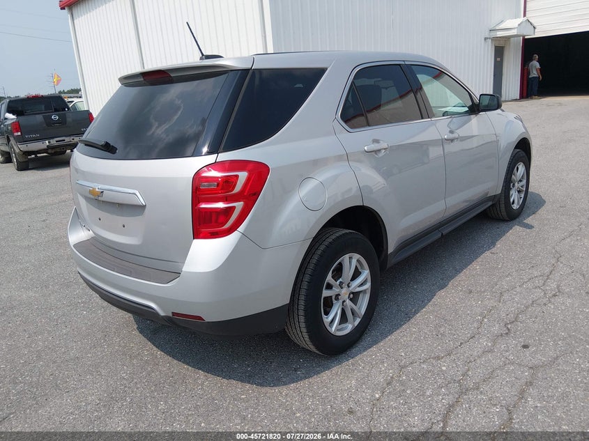 Vin: 2gnfleek3h6317855, lot: 46220502, chevrolet equinox ls 20174