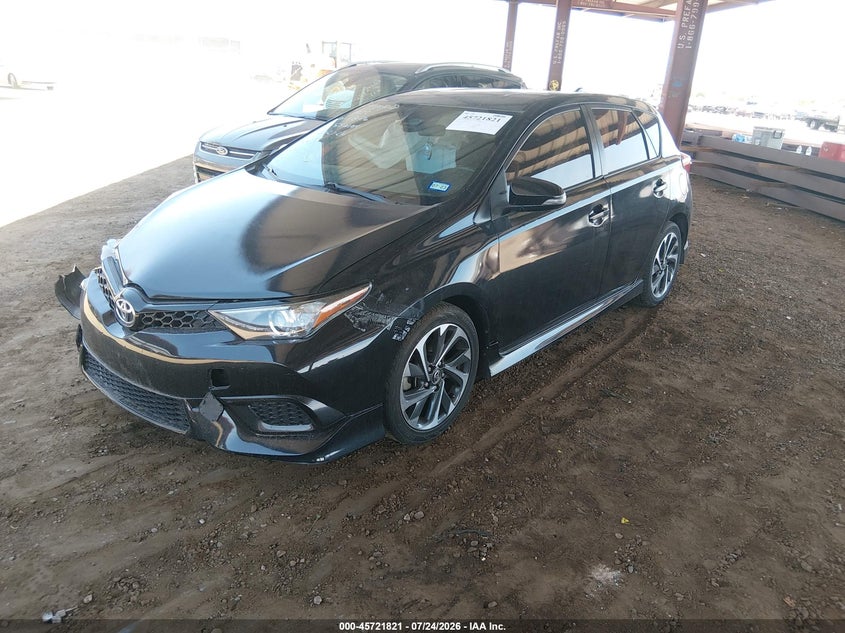 Vin: jtnkarje1hj550104, lot: 46220503, toyota corolla im 20172