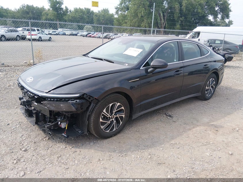 Vin: kmhl24jj4ta168210, lot: 46220506, hyundai sonata hybrid blue 20262