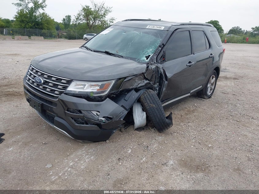 Vin: 1fm5k8d83hgd81338, lot: 46220518, ford explorer xlt 20172