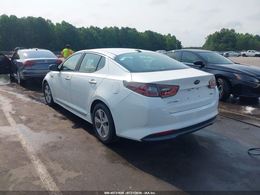 Vin: knagm4ad2f5089588, lot: 46220520, kia optima hybrid 20153