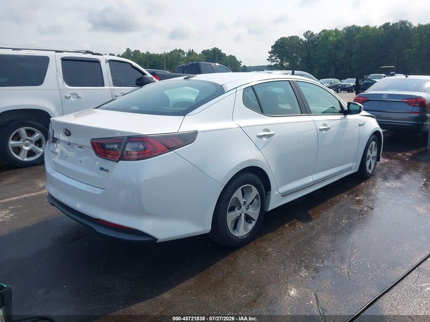 Vin: knagm4ad2f5089588, lot: 46220520, kia optima hybrid 20154