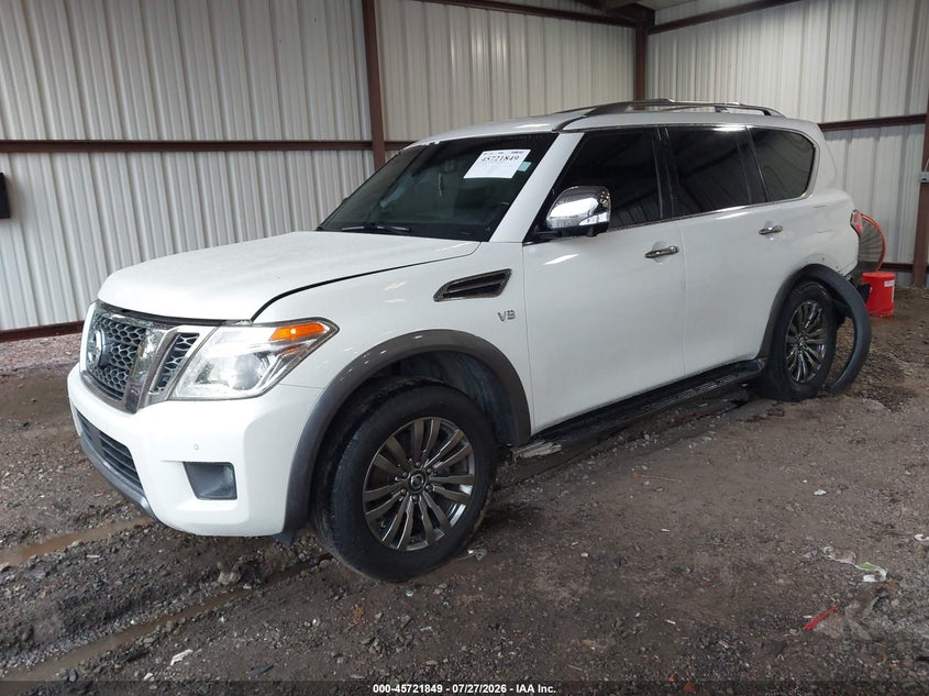 Vin: jn8ay2nf5j9333401, lot: 46220531, nissan armada platinum 20182