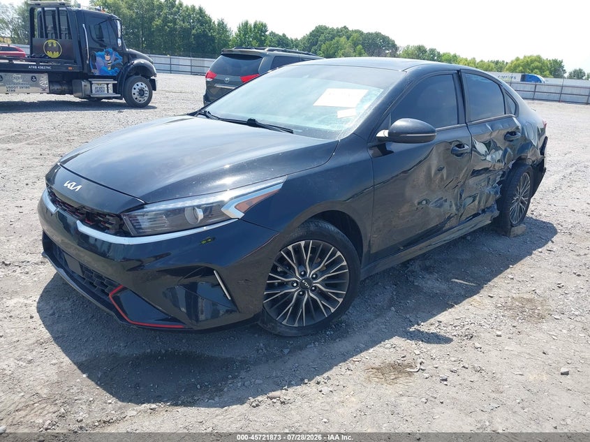 Vin: 3kpf54ad7ne470870, lot: 46220555, kia forte gt-line 20222