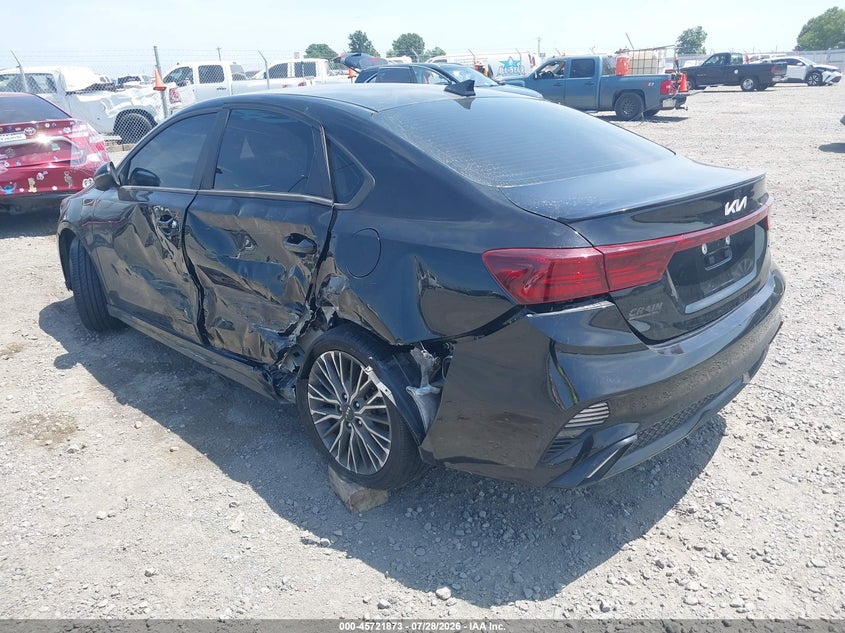 Vin: 3kpf54ad7ne470870, lot: 46220555, kia forte gt-line 20223