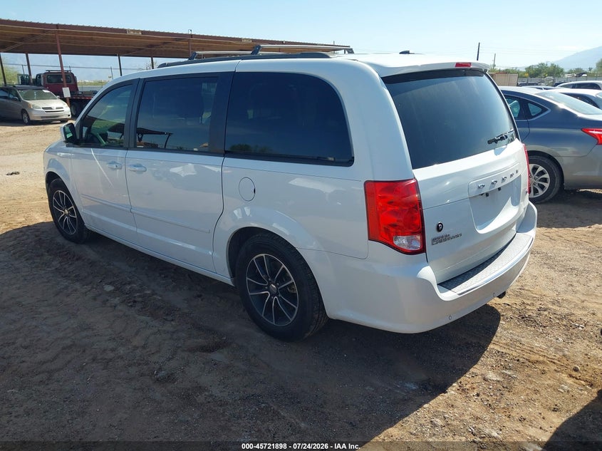 Vin: 2c4rdgeg1gr362784, lot: 46220580, dodge grand caravan r/t 20163