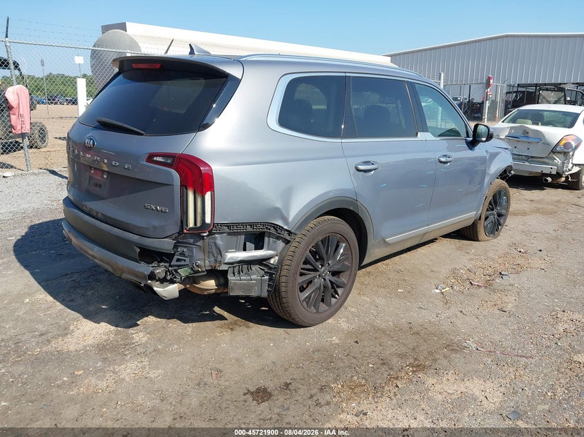 Vin: 5xyp54hc6mg176153, lot: 46220582, kia telluride sx 20214