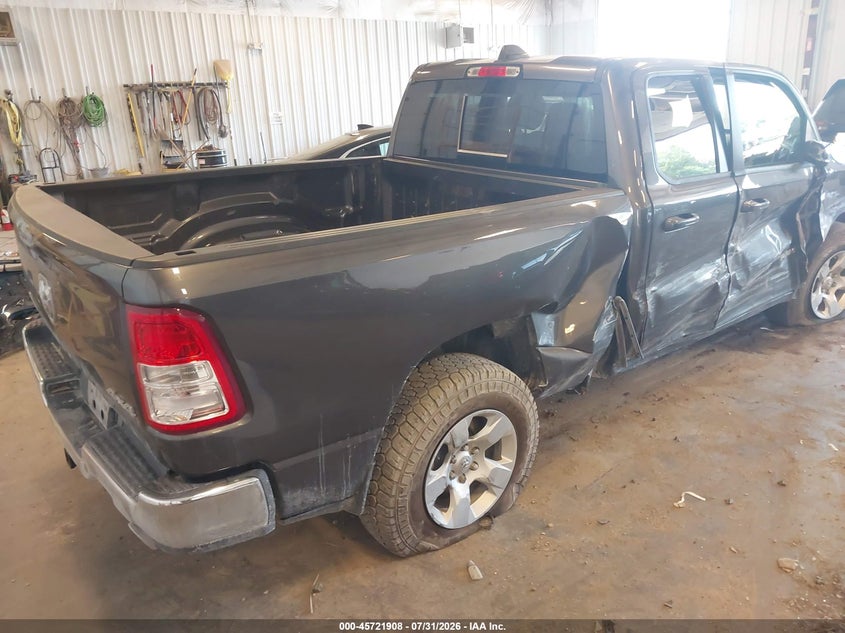 Vin: 1c6srfbt7mn723689, lot: 46220590, ram 1500 big horn  4x4 6'4 box 20214