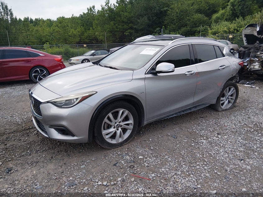 Vin: sjkch5cp0ka007665, lot: 46220596, infiniti qx30 luxe 20192