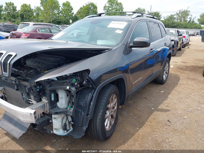 2017 Jeep Cherokee, Front End, IAAI, VIN 1C4PJMCB1HW608750 — photo 2