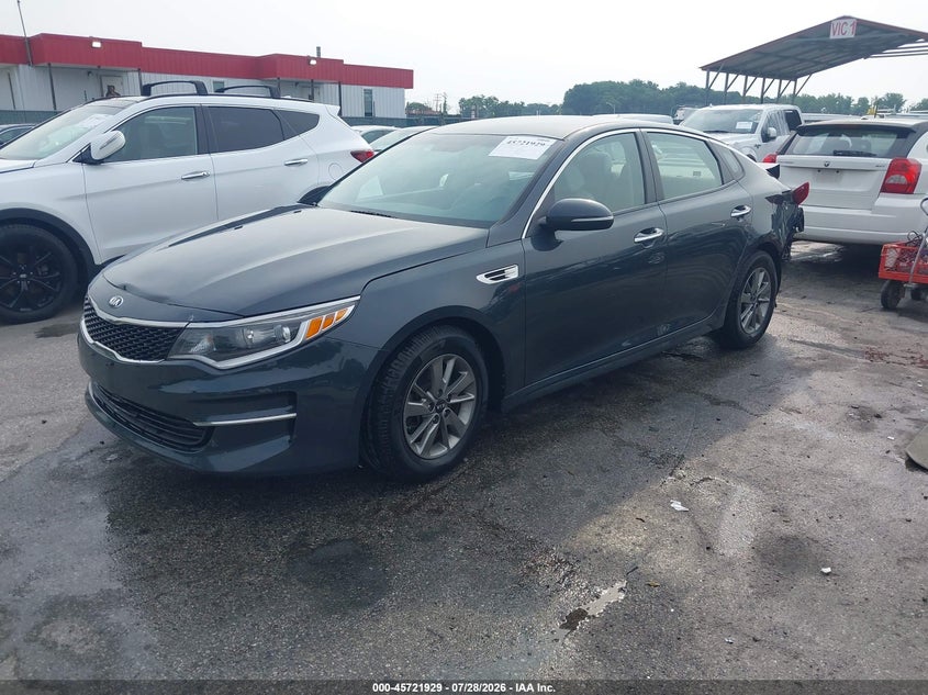 Vin: 5xxgt4l14gg057568, lot: 46220611, kia optima lx turbo 20162