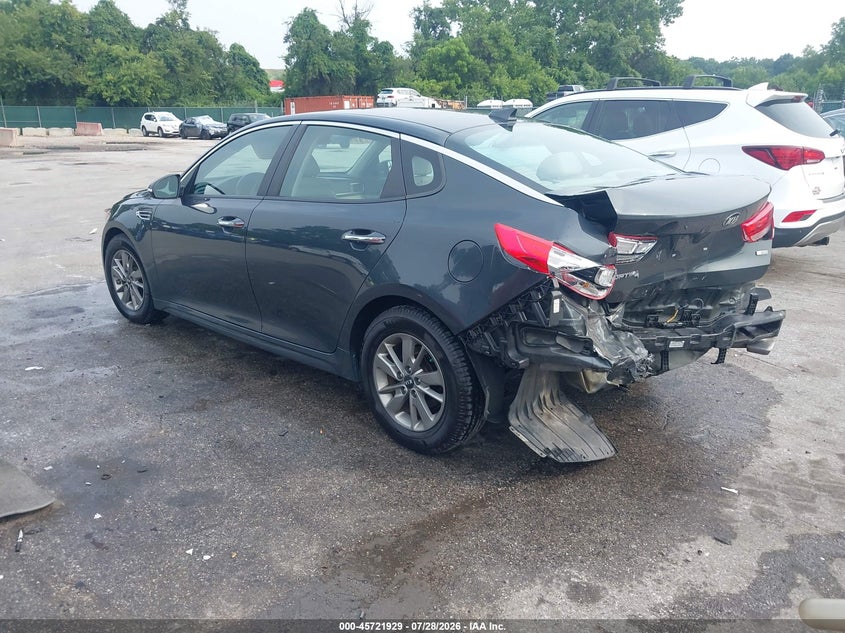 Vin: 5xxgt4l14gg057568, lot: 46220611, kia optima lx turbo 20163