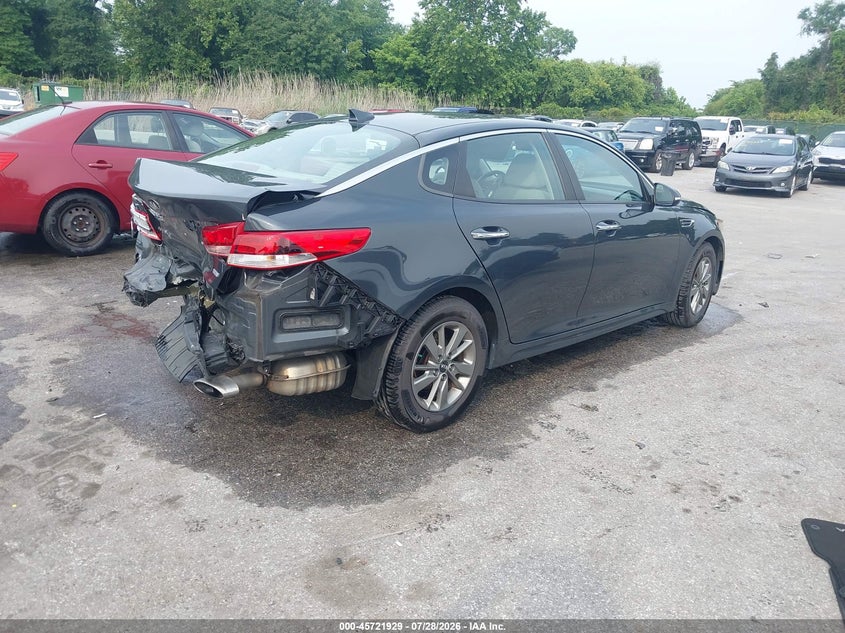 Vin: 5xxgt4l14gg057568, lot: 46220611, kia optima lx turbo 20164