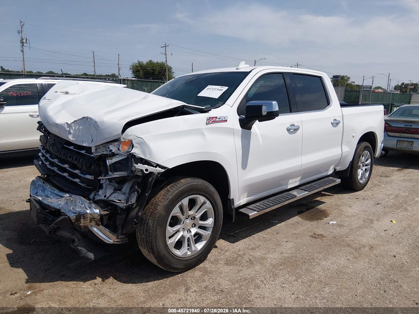 Vin: 2gcudged3p1123042, lot: 46220622, chevrolet silverado 1500 4wd  short bed ltz 20232