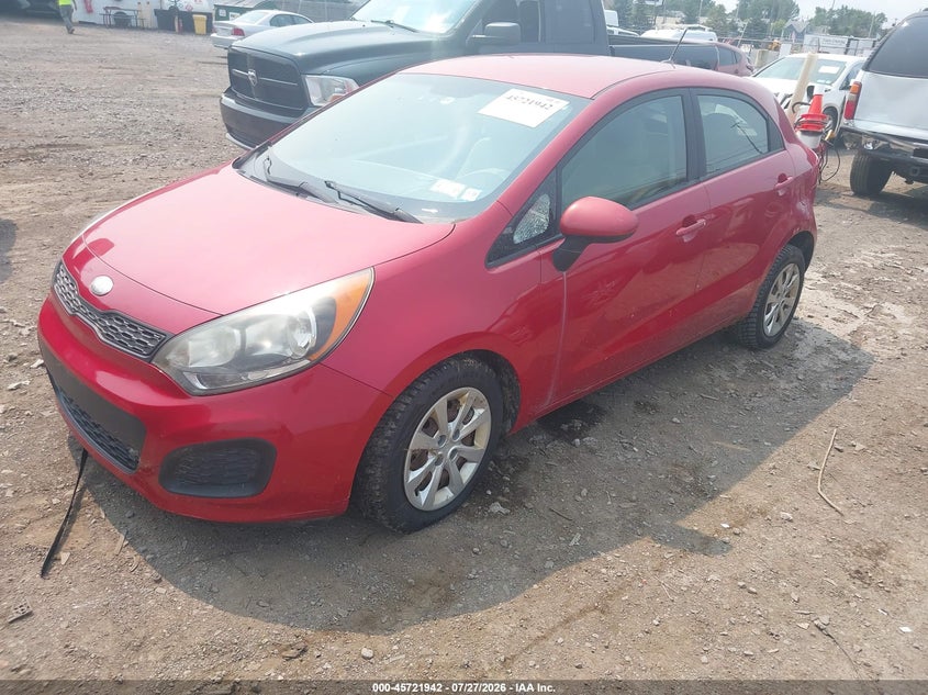 Vin: knadm5a37d6197776, lot: 46220624, kia rio lx 20132
