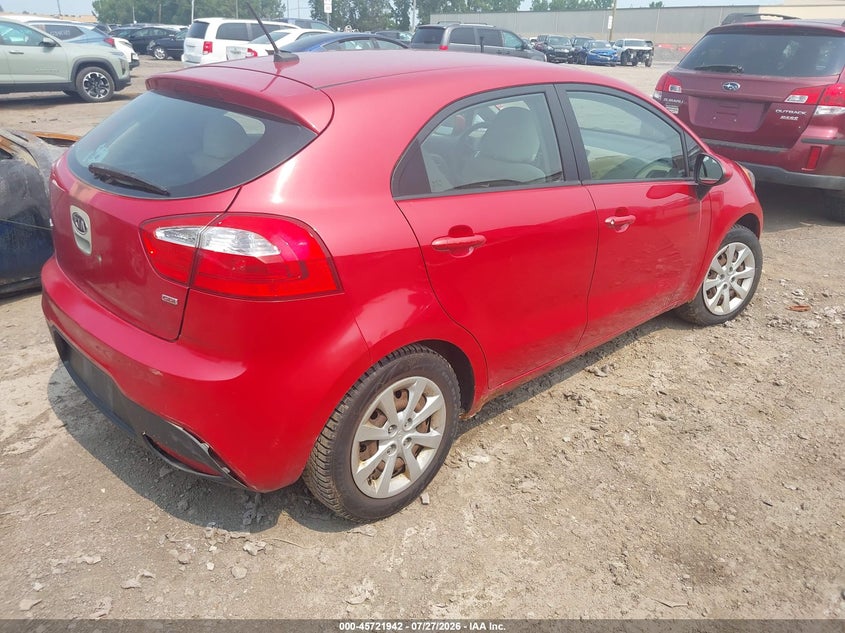 Vin: knadm5a37d6197776, lot: 46220624, kia rio lx 20134