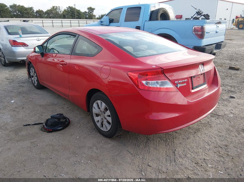 2012 HONDA CIVIC auction photo 3